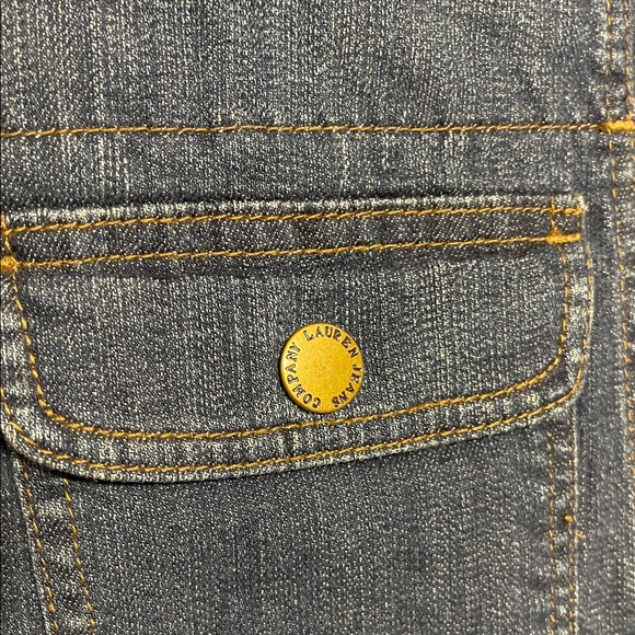 Ralph Lauren Dark Blue Denim Zippered Jacket - Picture 4 of 8